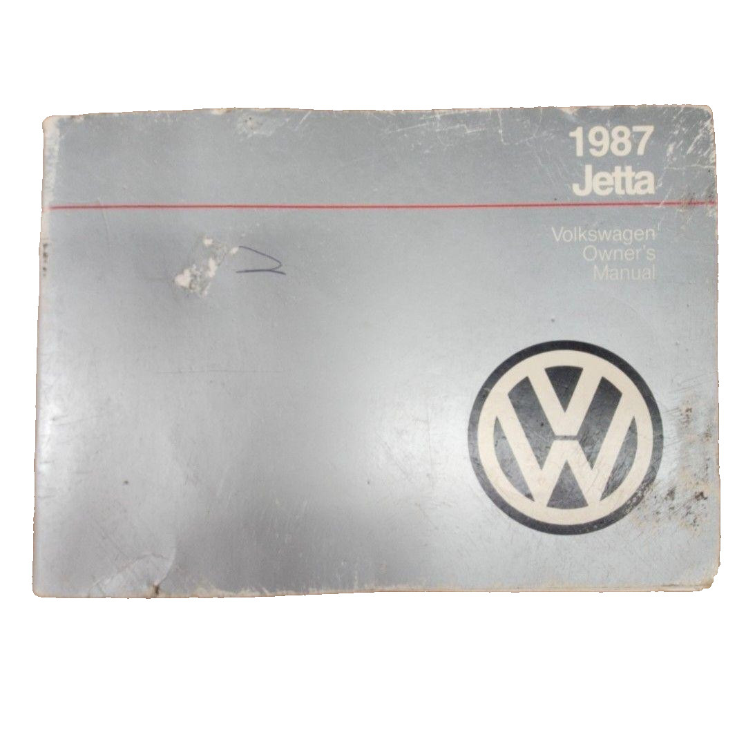 Volkswagen 1987 Jetta Owner\'s Manual USA OEM Factory Original Used Wear
