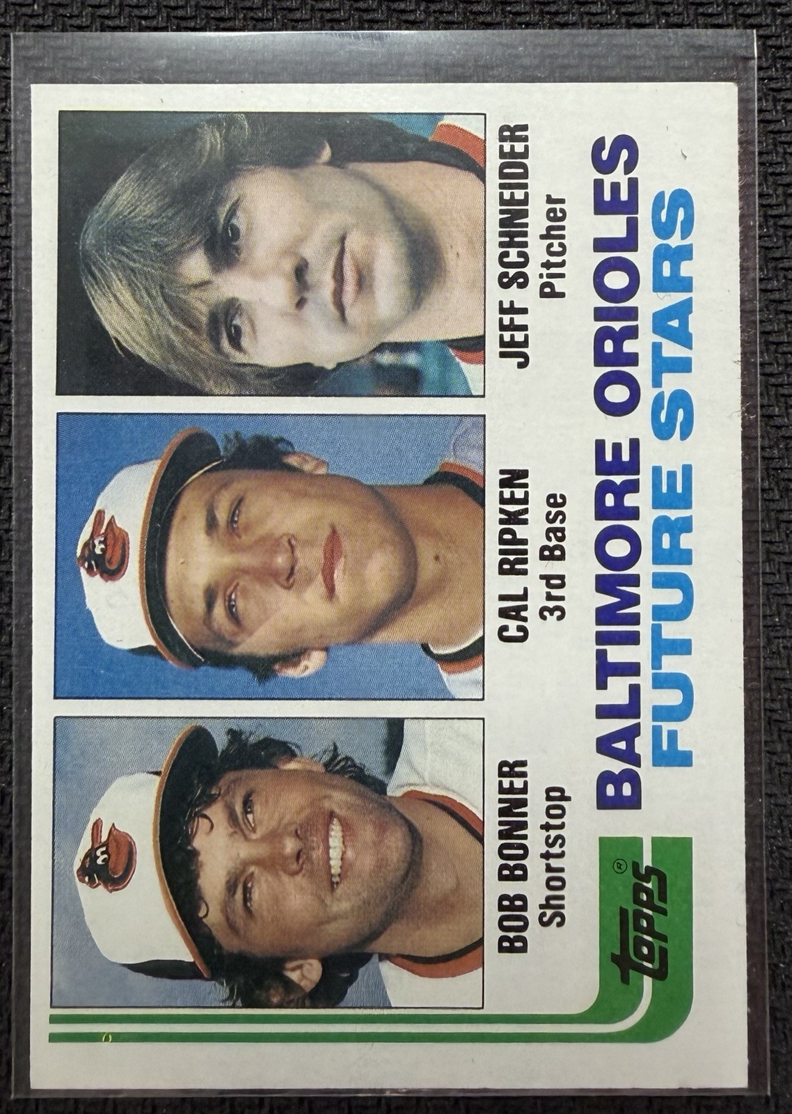1982 Topps - Future Stars Cal Ripken, Jeff Schneider, Bobby Bonner #21 (RC)