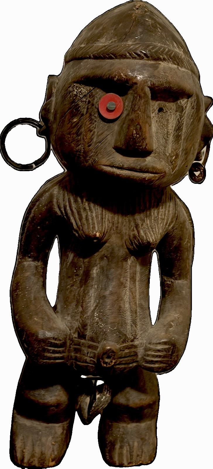 Africa Antique Ngbaka (Bwaka) ethnographic statue 1880s-1930s Ubangi River 