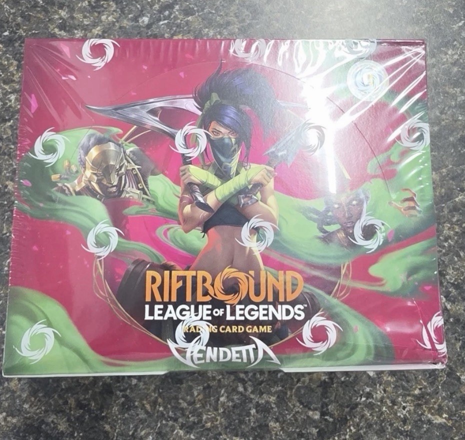 Riftbound League of Legends: Vendetta Booster Box Sealed Riftbound League of Legends: Vendetta Booster Box Sealed