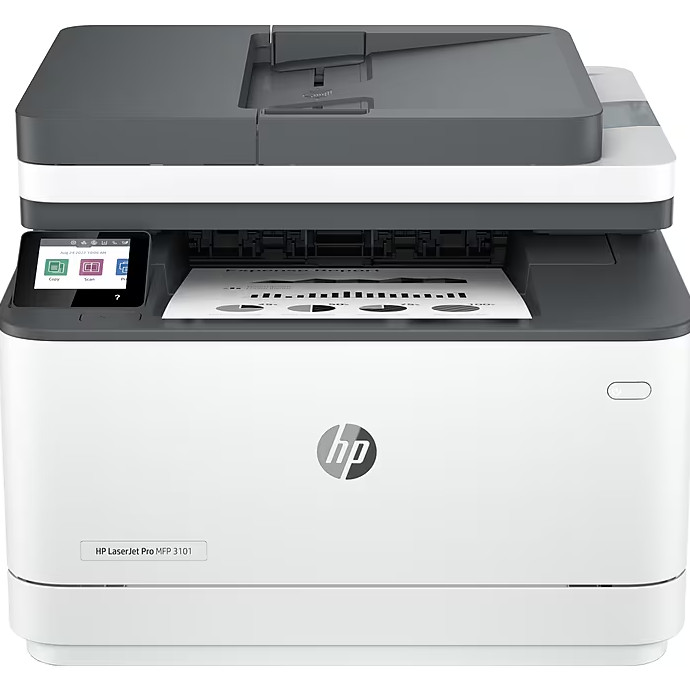 HP LaserJet Pro MFP 3101fdw Wireless Black & White All-in-One Printer, Scan, Cop