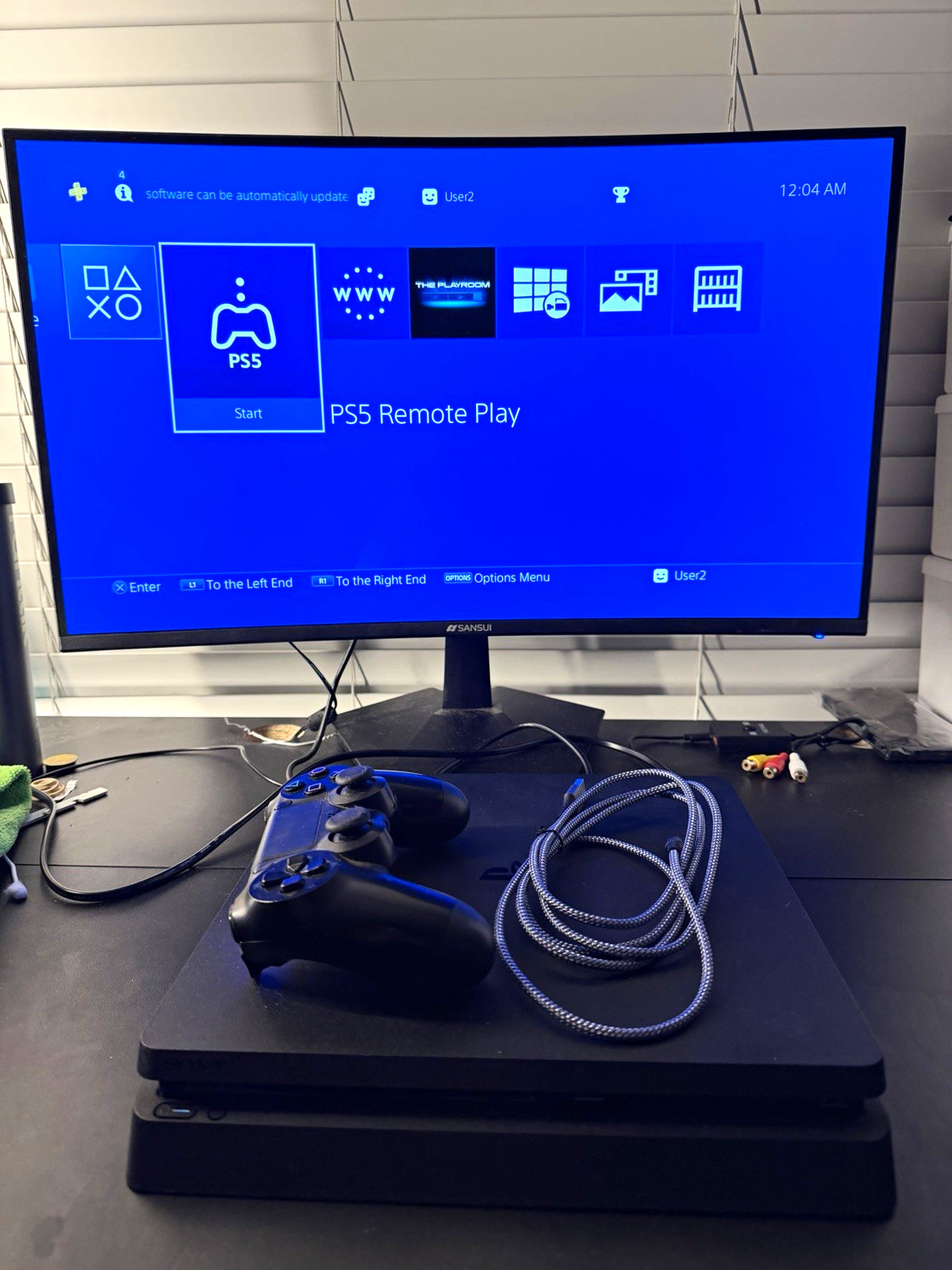 Playstation 4 CUH-2115B 1TB Console w/ Controller + Cables LOW FIRMWARE 9.00 Playstation 4 CUH-2115B 1TB Console w/ Controller + Cables LOW FIRMWARE 9.00