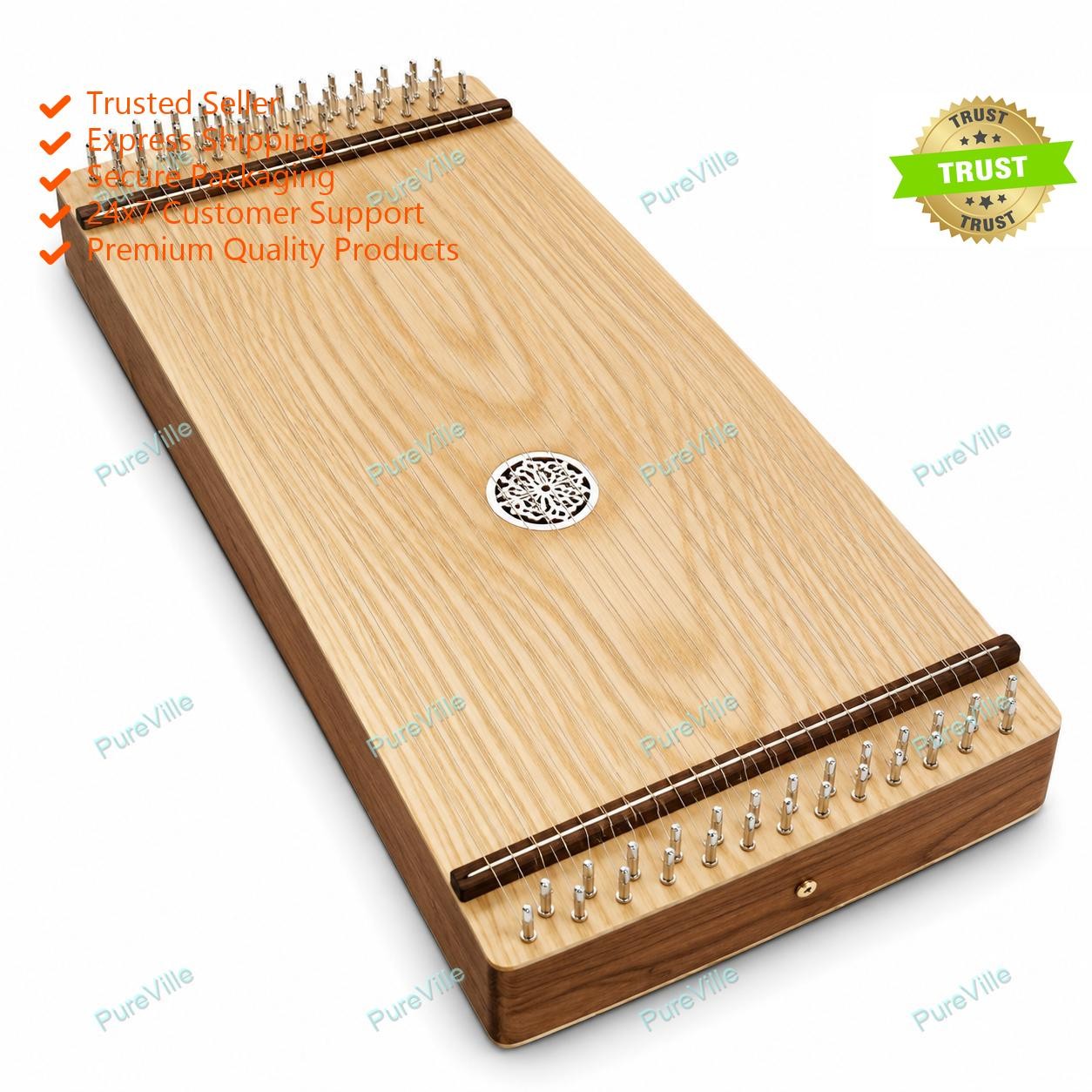 Classic Professional String Instrumnet Monochord 22 String C,C#,D,D# Turned