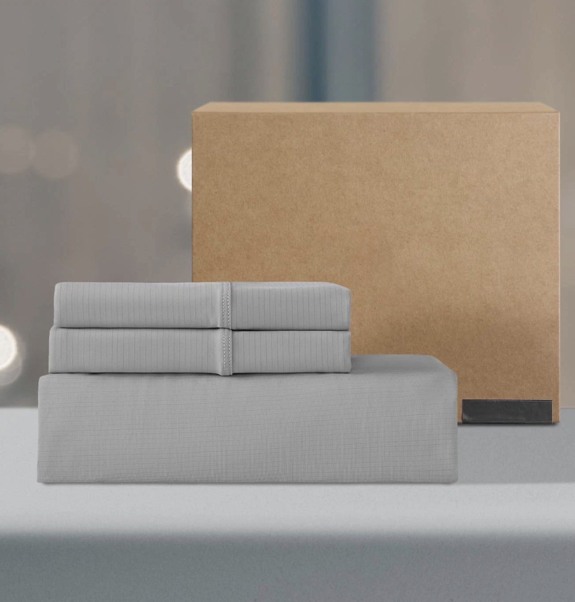 Rest Evercool Twin Starter Sheet Set 3 PCS with No Flat Sheet Cool Gray Open Box Rest Evercool Twin Starter Sheet Set 3 PCS with No Flat Sheet Cool Gray Open Box