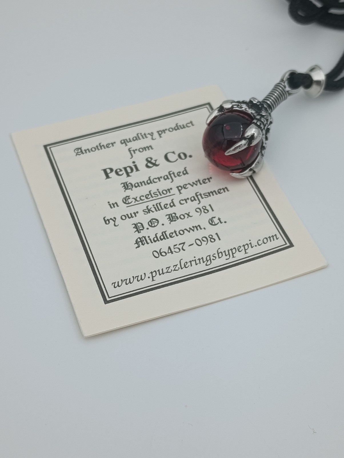 DRAGON CLAW Necklace RED POWER Sphere Pendant Orb Mars influence Protection DRAGON CLAW Necklace RED POWER Sphere Pendant Orb Mars influence Protection