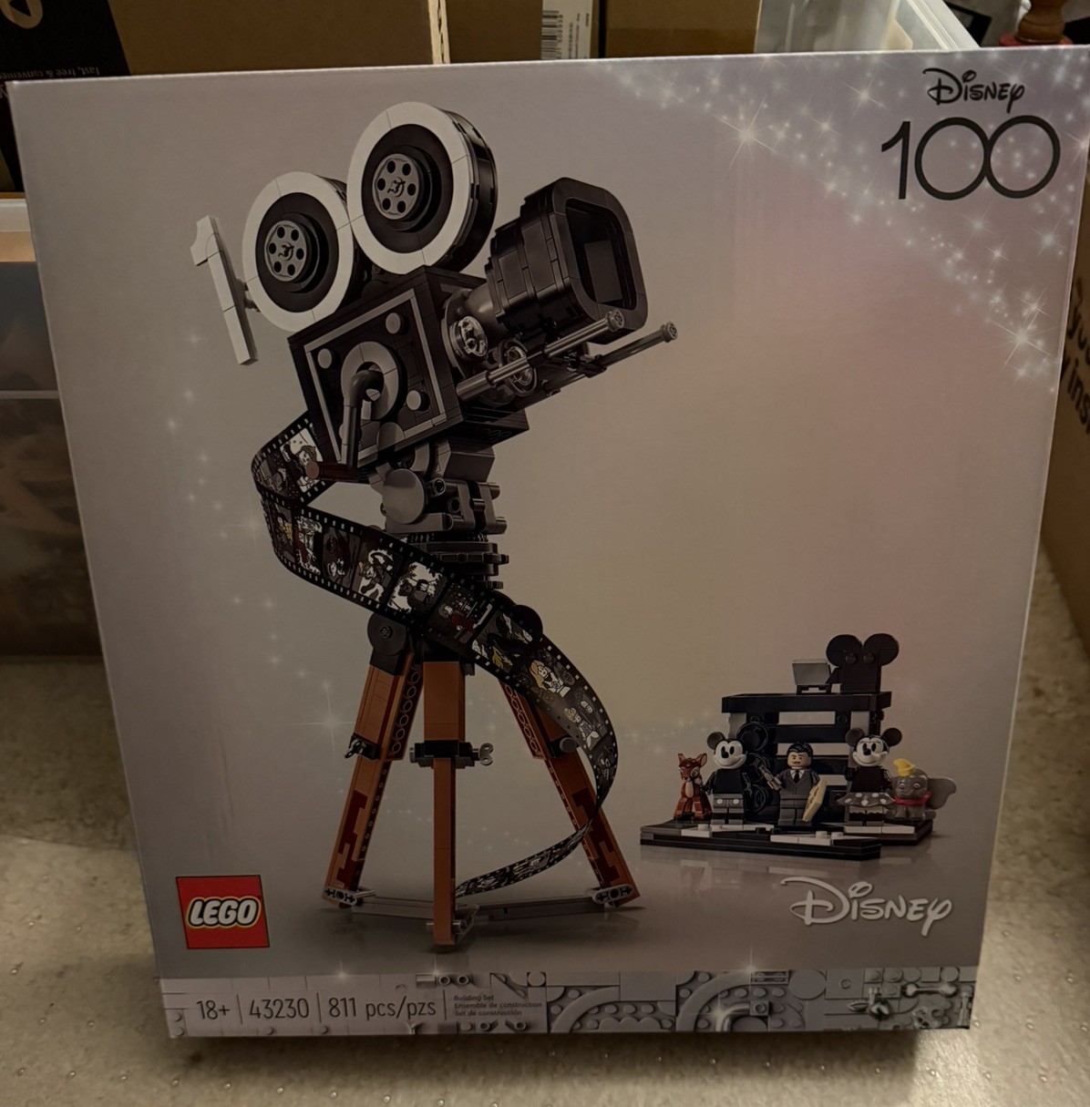 LEGO Disney 100 Set 43230 - Walt Disney Tribute Camera New in Sealed Box LEGO Disney 100 Set 43230 - Walt Disney Tribute Camera New in Sealed Box