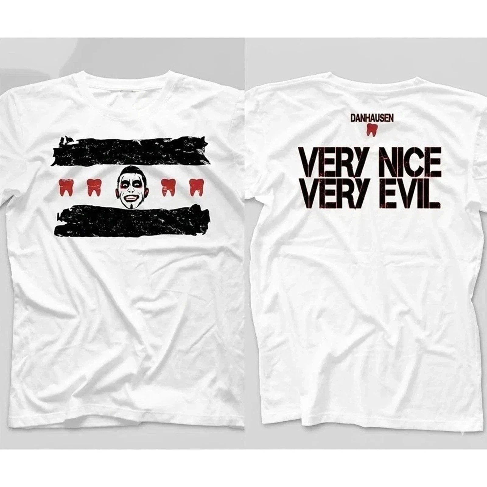 Hot New Danhausen Very Nice Very Evil Wrestling Graphic T Shirt Unisex Tee