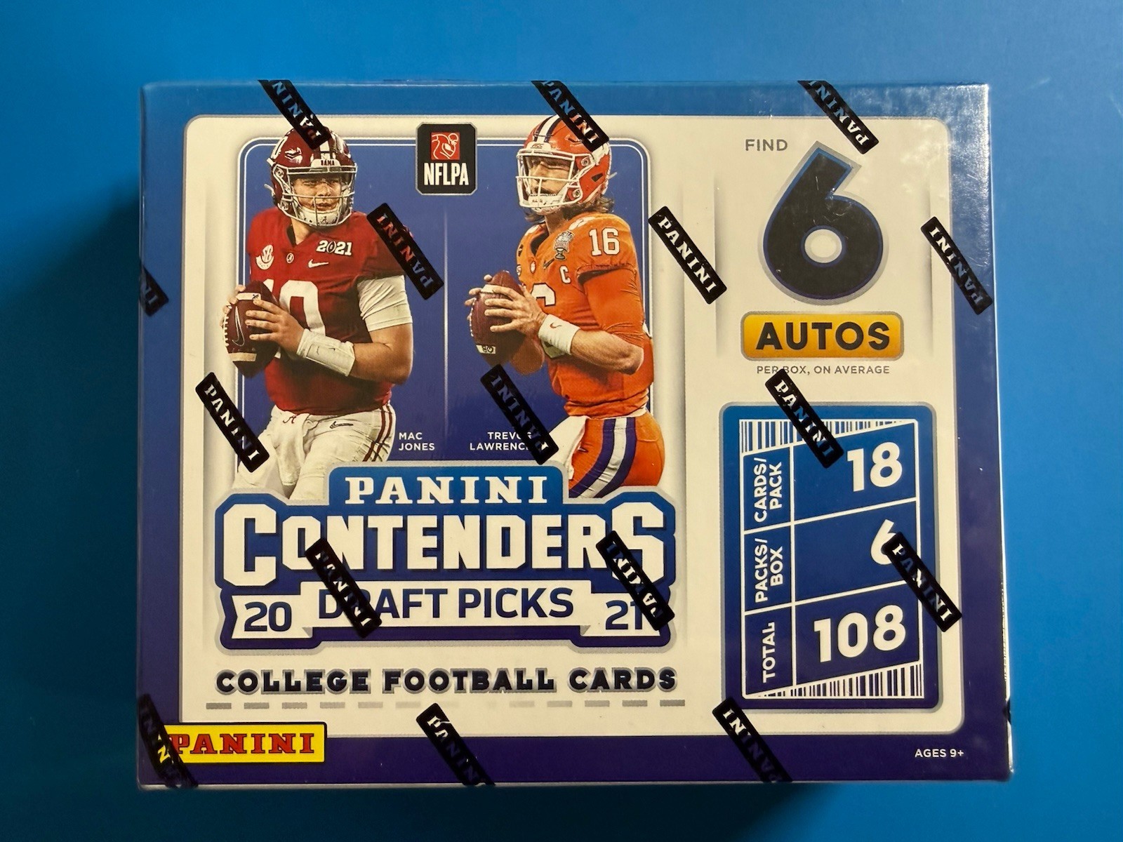 2021 Panini Contenders Draft Football Hobby Box - 6 Autos Per - Factory Sealed