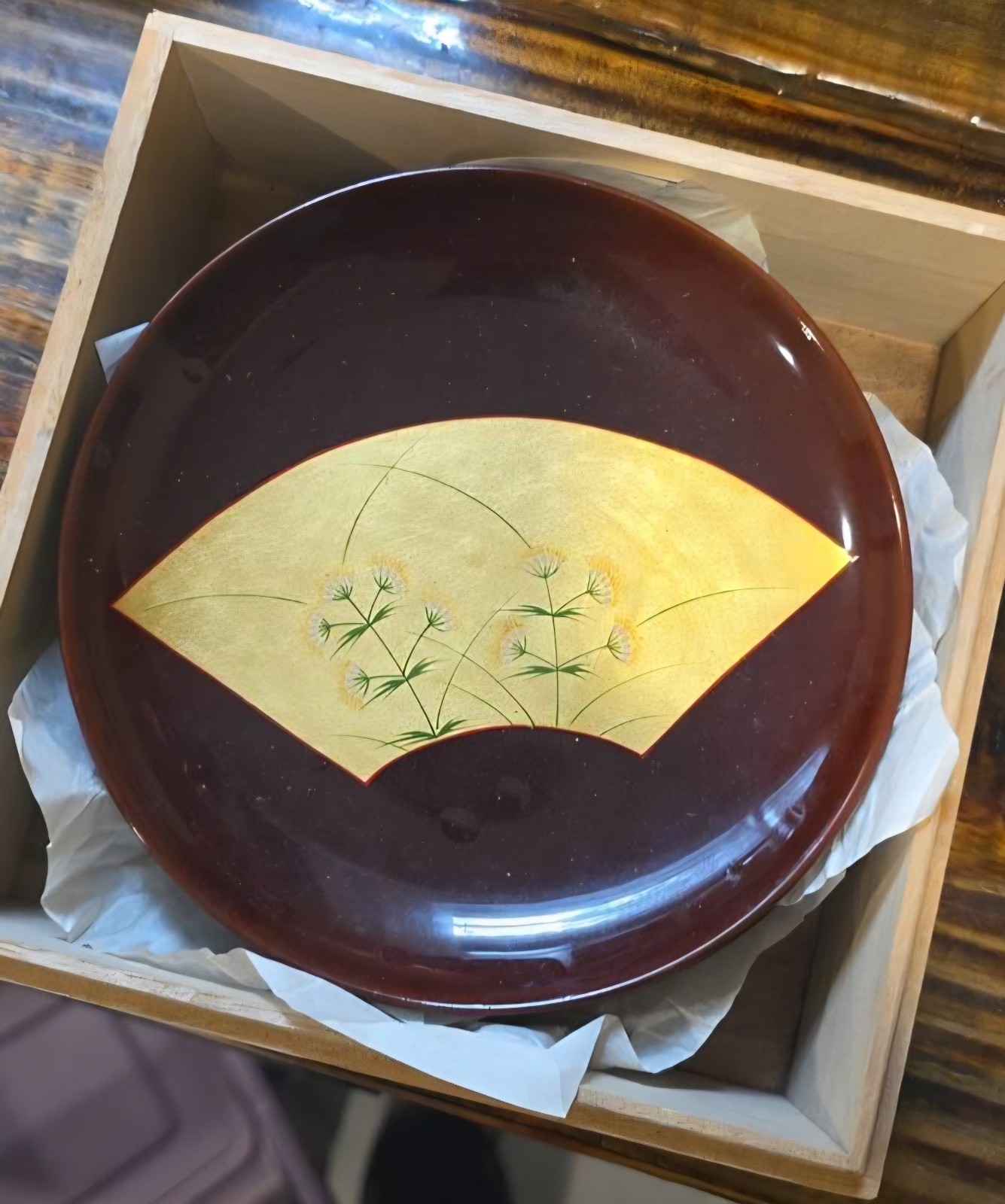 Vintage Japanese Urushi Lacquerware Plates Vintage Japanese Urushi Lacquerware Plates