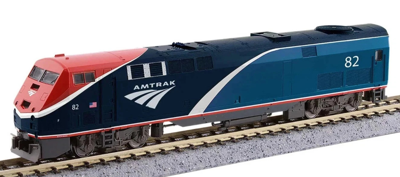 KATO 1766040 N Amtrak 82 Phase VII GE P42 Genesis Diesel DC, DCC READY 176-6040