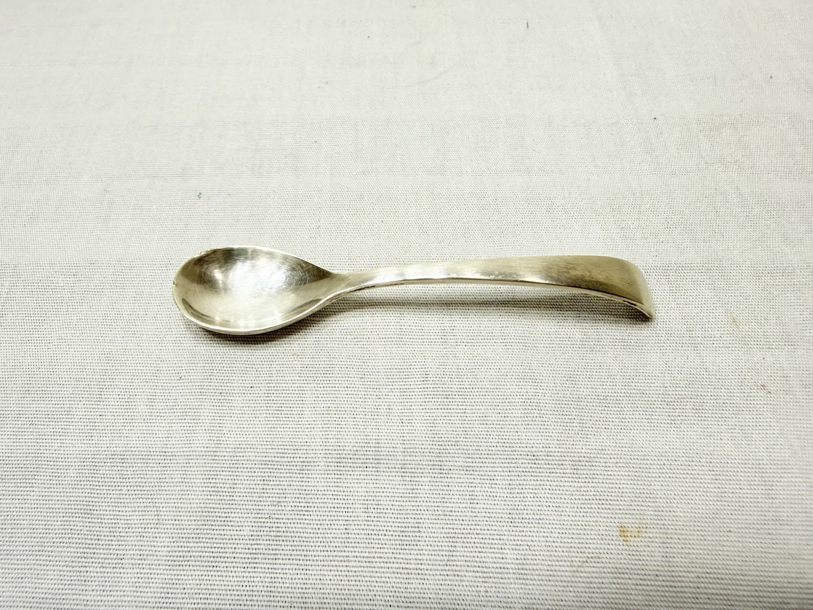 RARE Tiffany Co Signed Elsa Peretti Sterling Silver Salt Condiment Teaspoon