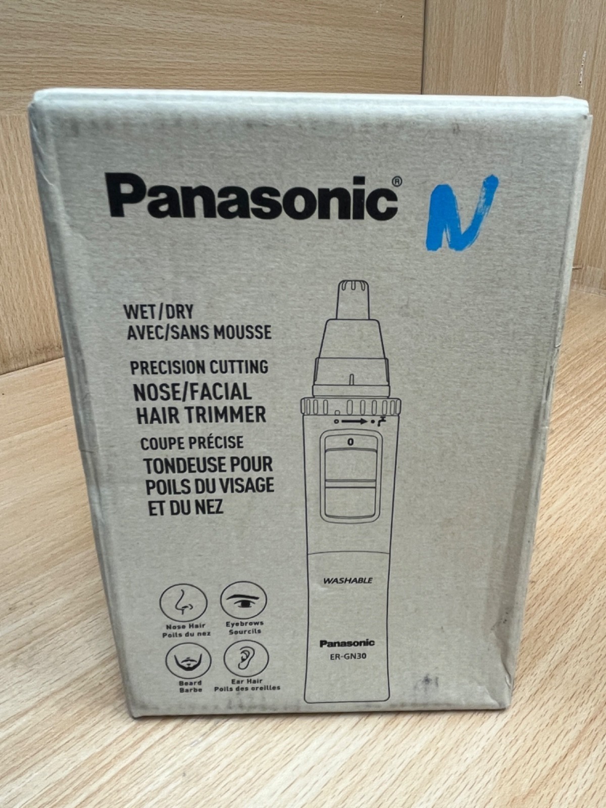 Panasonic Men\'s Hypoallergenic Ear and Nose Hair Trimmer - ER-GN30-H Panasonic Men\'s Hypoallergenic Ear and Nose Hair Trimmer - ER-GN30-H