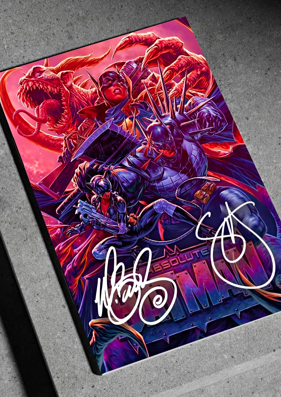 ABSOLUTE BATMAN 25 PRESALE LTD SOLD OUT FOIL 2X SIGNED BROOKS SYNDER ABSOLUTE BATMAN 25 PRESALE LTD SOLD OUT FOIL 2X SIGNED BROOKS SYNDER