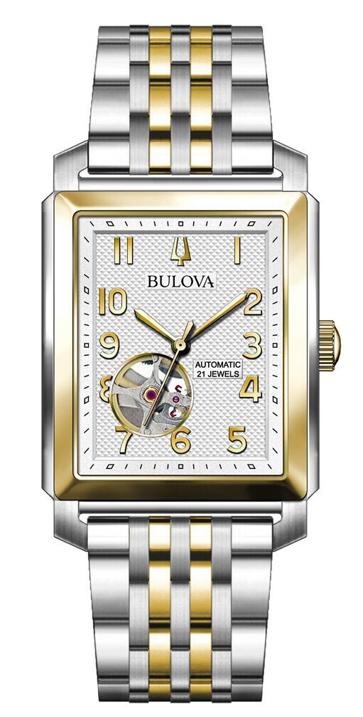 Bulova Men's Sutton Classic Automatic Silver Stainless Steel Watch 33MM 98A308 Bulova Men's Sutton Classic Automatic Silver Stainless Steel Watch 33MM 98A308