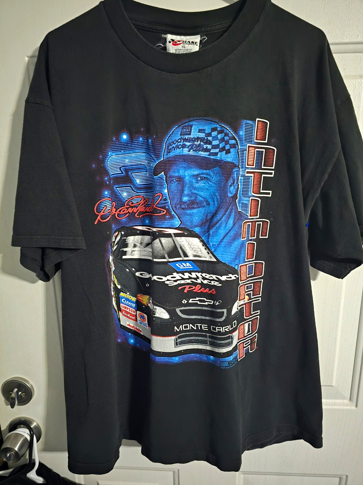 Chase Authentics Dale Earnhardt Richard Childress Racing NASCAR Black T-Shirt XL Chase Authentics Dale Earnhardt Richard Childress Racing NASCAR Black T-Shirt XL