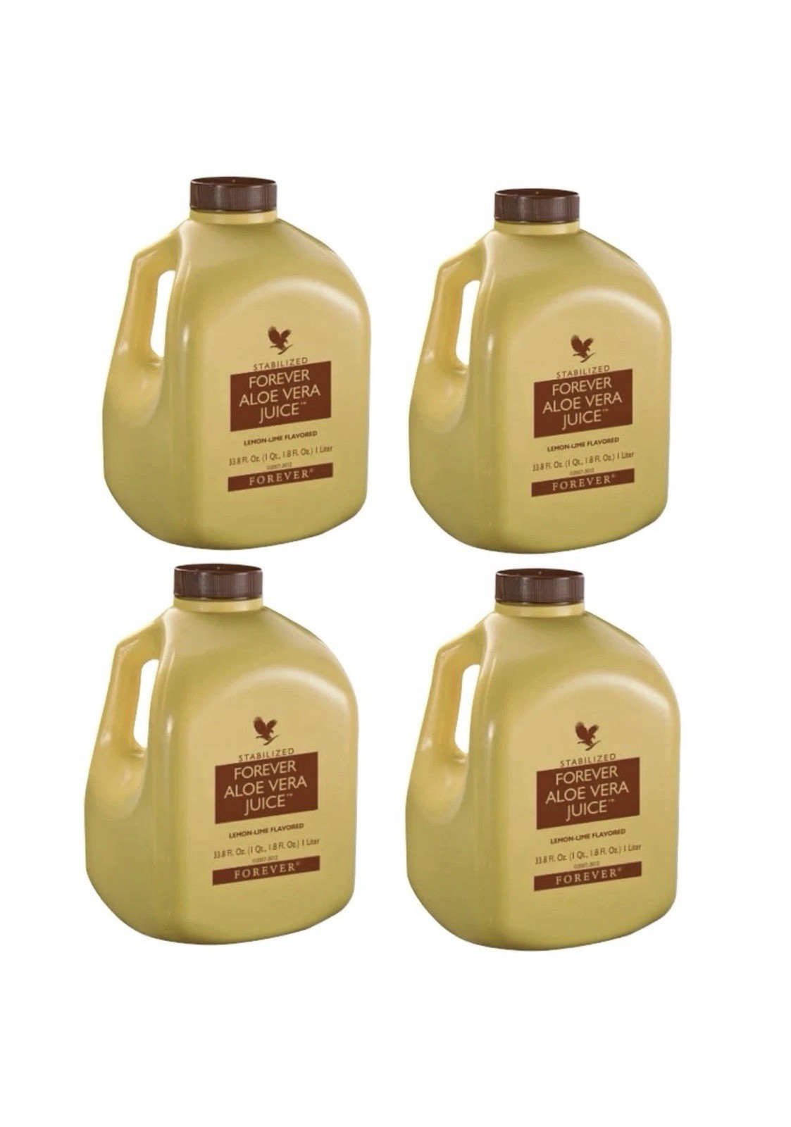 Forever Aloe Vera Juice Lemon Lime Flavor Liquid, Endurance/Energy, pack of 4 Forever Aloe Vera Juice Lemon Lime Flavor Liquid, Endurance/Energy, pack of 4