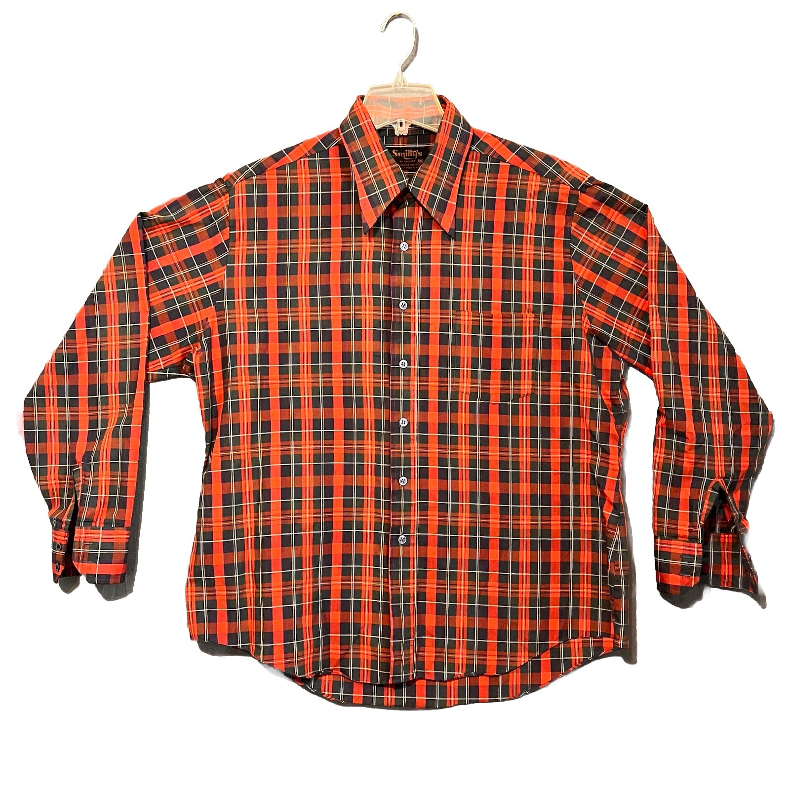 Smitty\'s of Arizona Red & Blk Plaid, Pockets, Classic-Fit Soft Long Sleeve Men\'s Smitty\'s of Arizona Red & Blk Plaid, Pockets, Classic-Fit Soft Long Sleeve Men\'s