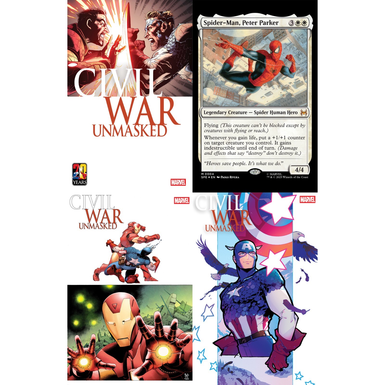 Civil War: Unmasked (2026) #1 2 3 4 5 Marvel Comics COVER SELECT Civil War: Unmasked (2026) #1 2 3 4 5 Marvel Comics COVER SELECT