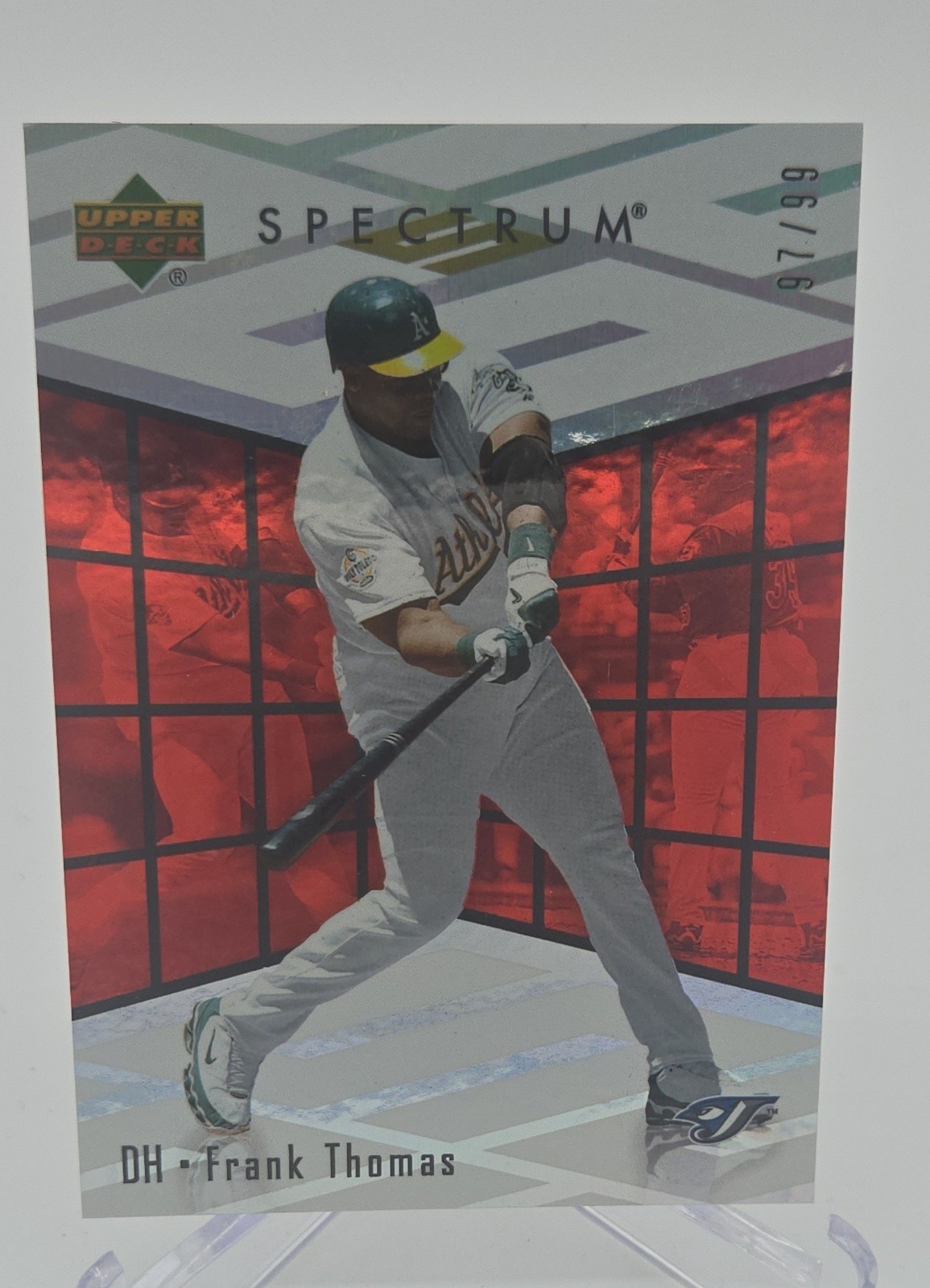 2007 Upper Deck Spectrum - Season Retrospectrum Frank Thomas #SR-FT Red /99 2007 Upper Deck Spectrum - Season Retrospectrum Frank Thomas #SR-FT Red /99