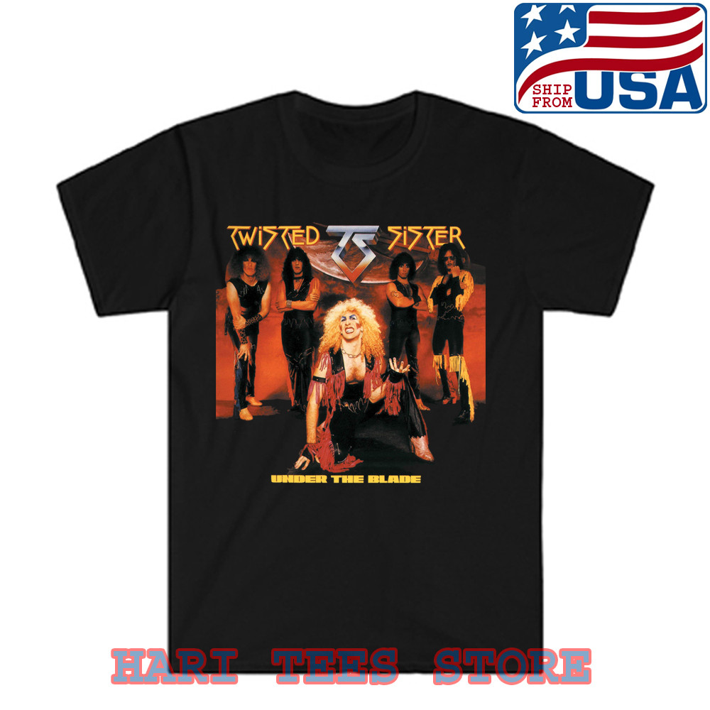 Twisted Sister Under The Blade Men\'s Black Size S to 5XL u49.33