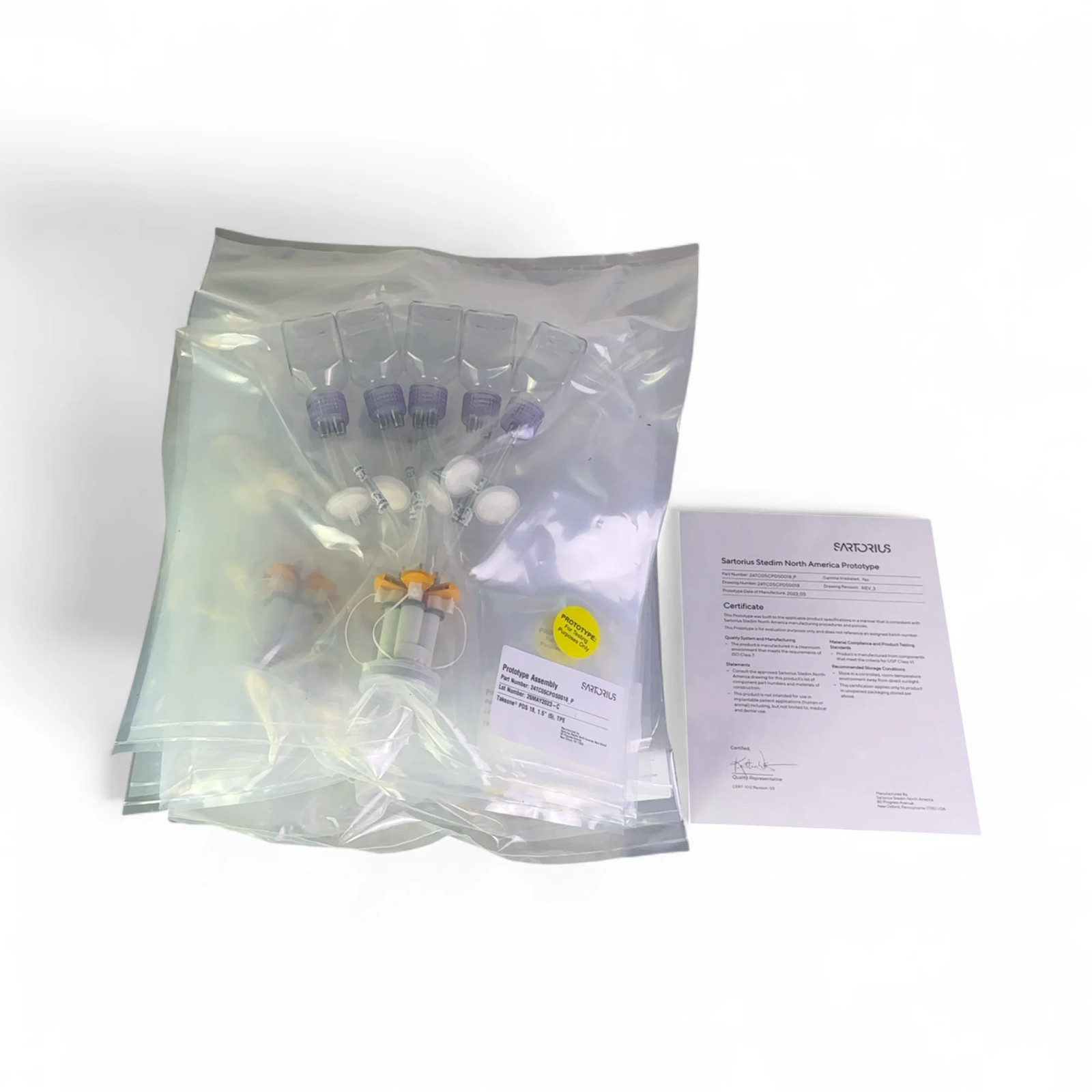 Sartorius Takeone PDS 18, 1.5” TPE Prototype Assys 24TC05CPDS0018_P - Lot of 5x