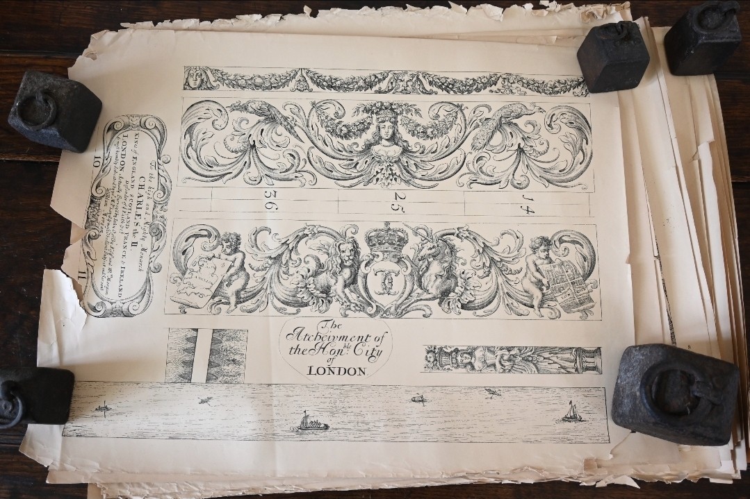 Antique Maps 17thc London UK United Kingdom 19th c reprints joblot job lot large