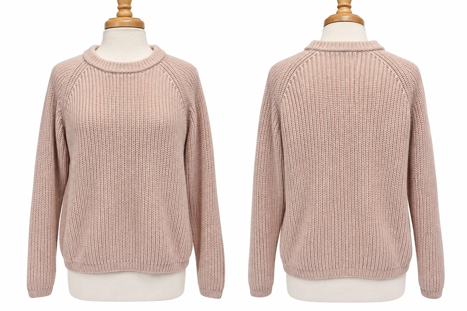Quince 100% Organic Cotton Fisherman Crew Sweater Pink Large LNWOT Quince 100% Organic Cotton Fisherman Crew Sweater Pink Large LNWOT