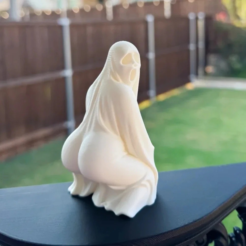Ass Ghost Statue Halloween gothic Witch Home Decor Haunted Decorative Props