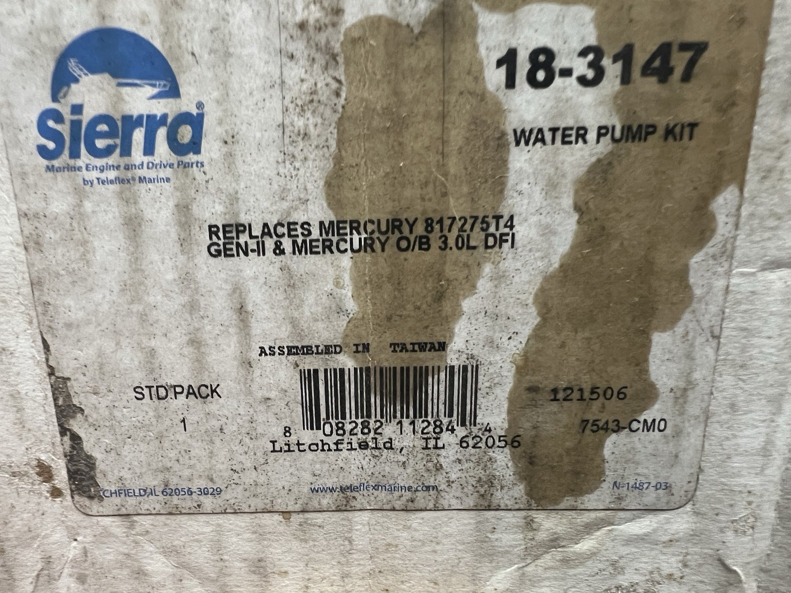Sierra Water pump Kit 18-3147