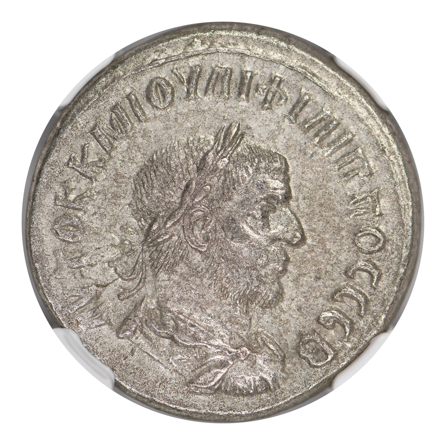 Roman Provincial AD 244-249 BI Tetradrachm Philip I NGC Ancients AU Roman Provincial AD 244-249 BI Tetradrachm Philip I NGC Ancients AU