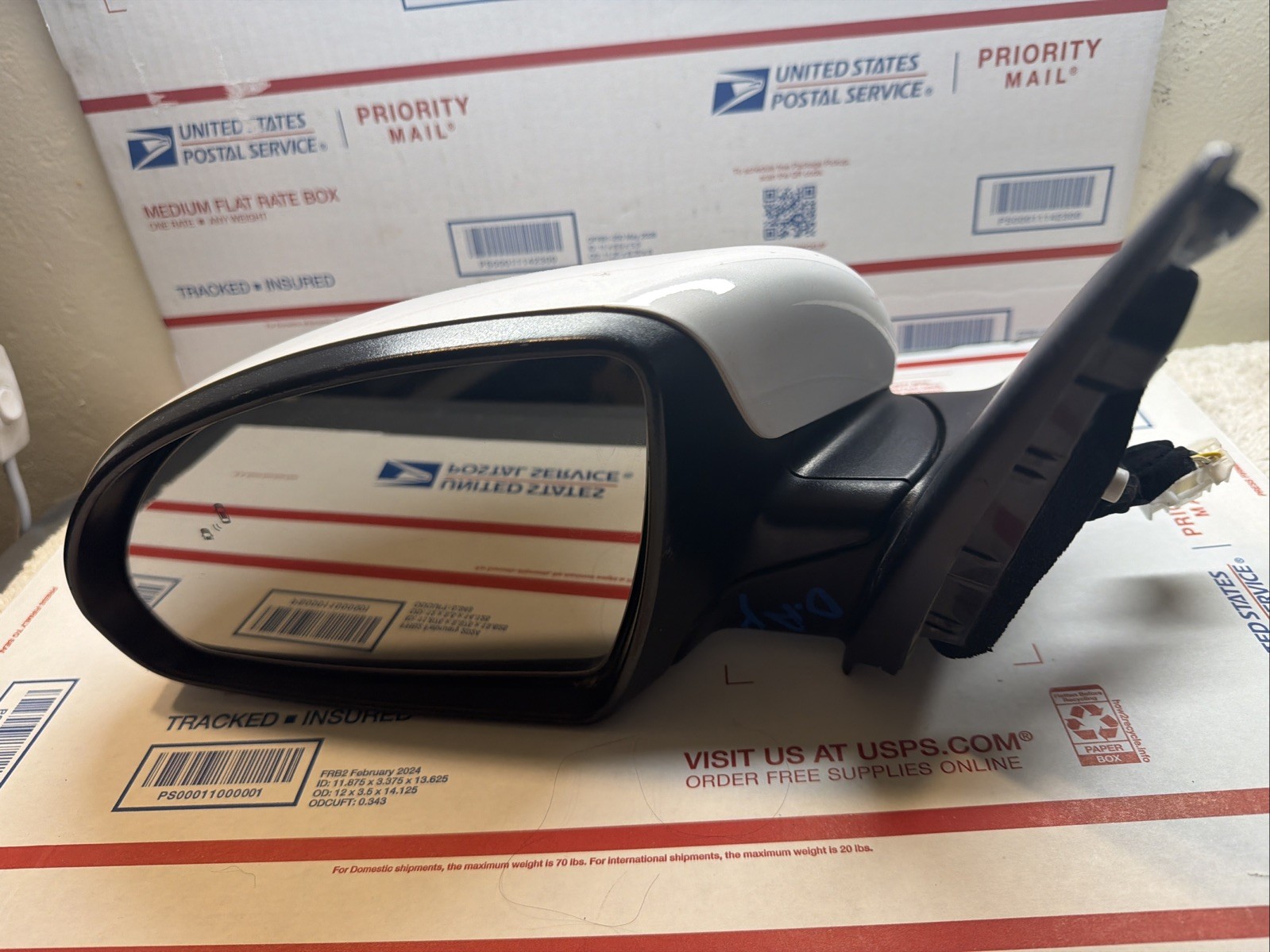 2016-2020 KIA OPTIMA DRIVER LEFT SIDE VIEW DOOR MIRROR 87610-D5150SWP OEM L306