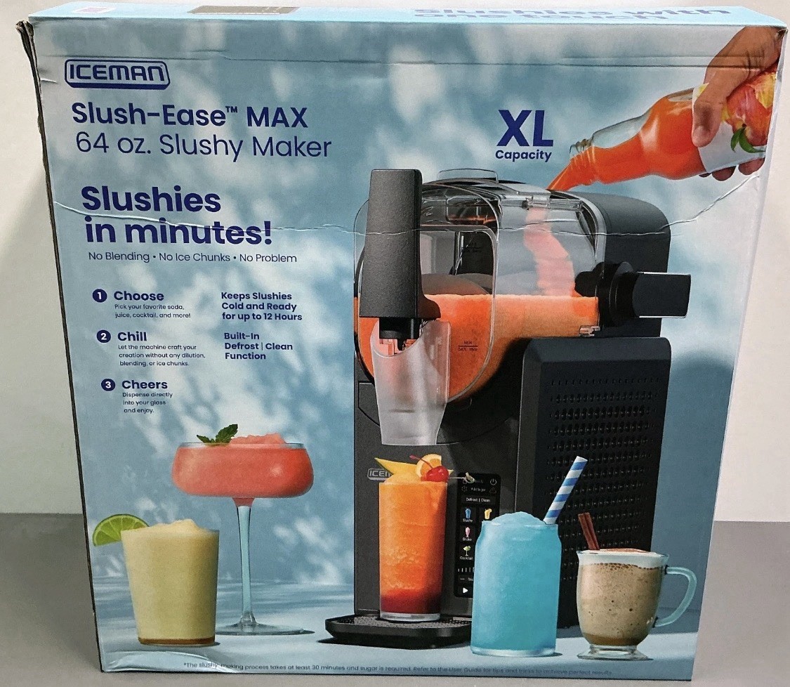 Iceman by Chefman Slush-Ease Slushie Machine Frozen Drink Maker - Black Iceman by Chefman Slush-Ease Slushie Machine Frozen Drink Maker - Black