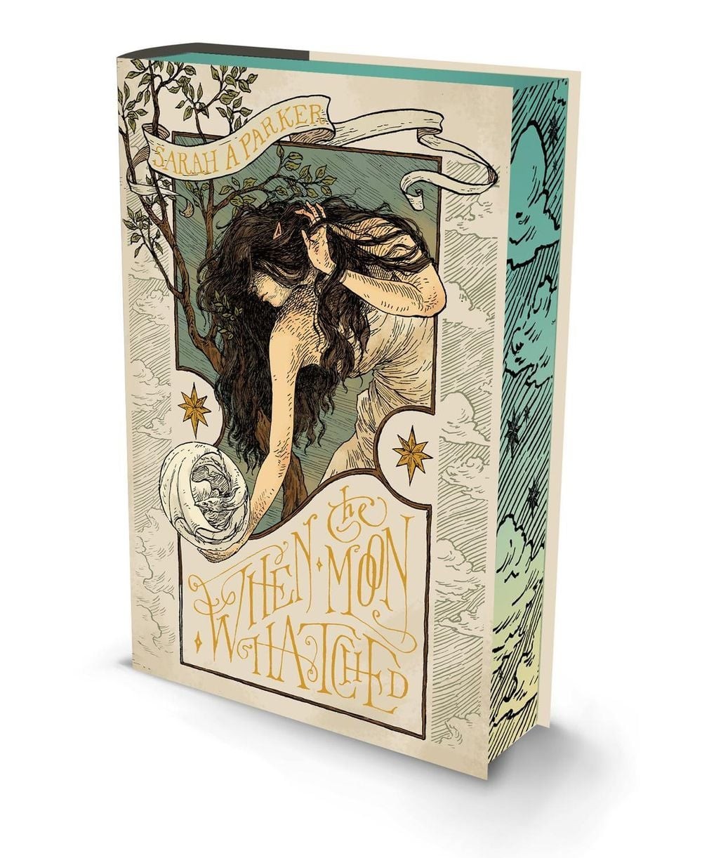 When the Moon Hatched Deluxe Edition by Sarah A. Parker Hardcover Book