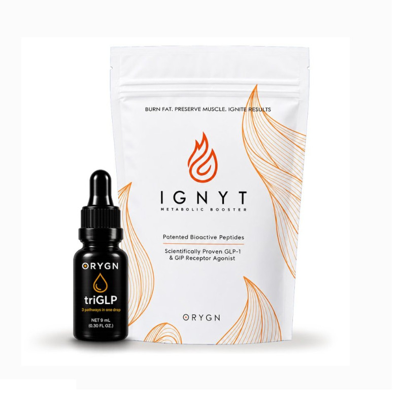 ORYGN TriGLP & IGNYT Natural Wellness Exp 2028 New Sealed Factory ORYGN TriGLP & IGNYT Natural Wellness Exp 2028 New Sealed Factory
