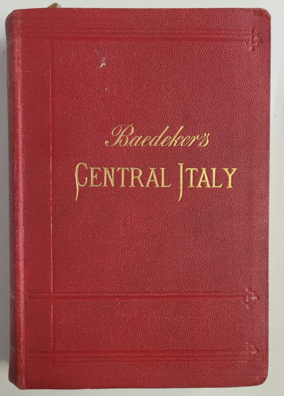 Baedekers Central Italy and Rome 19 Maps 55 Plans / ARMS of the Popes since 1417 Baedekers Central Italy and Rome 19 Maps 55 Plans / ARMS of the Popes since 1417