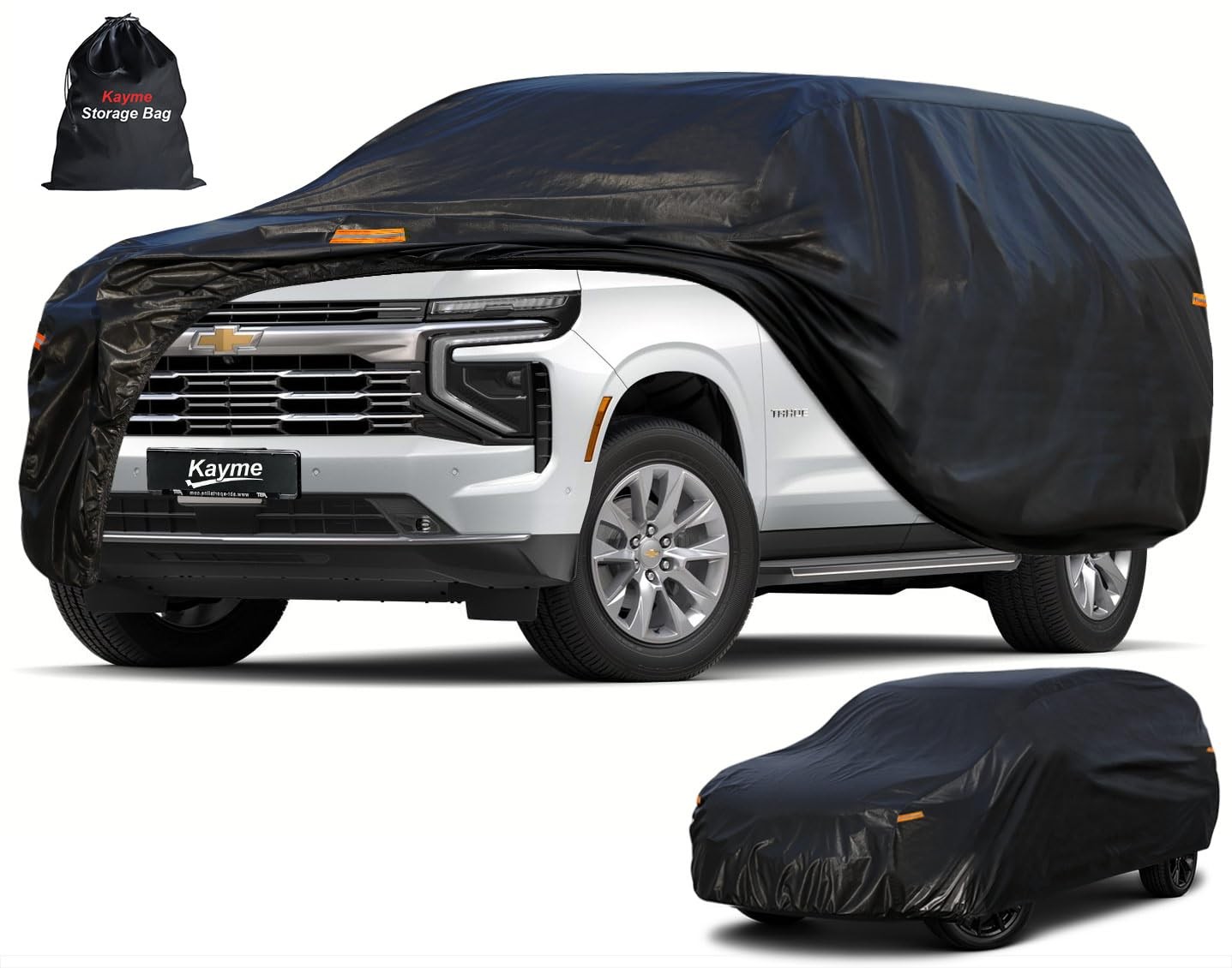 Kayme 7 Layers Waterproof SUV Car Cover for Chevrolet Tahoe 2007-2026 Kayme 7 Layers Waterproof SUV Car Cover for Chevrolet Tahoe 2007-2026