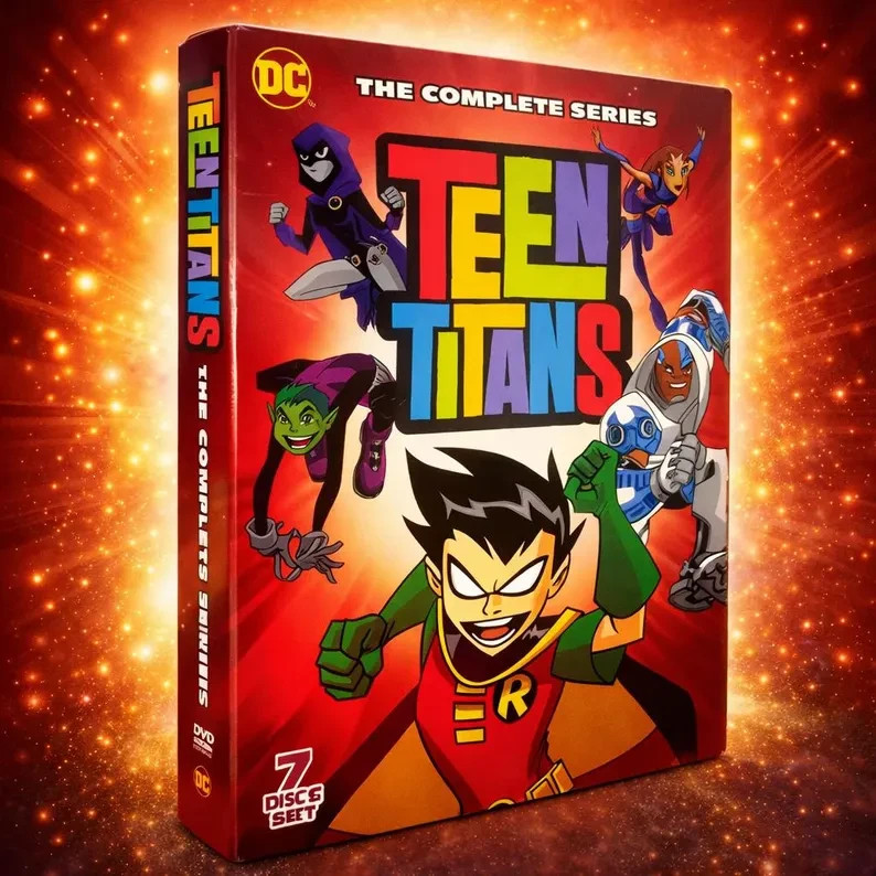 Teen Titans: the Complete Series (DVD, 7-Disc Box set) New Teen Titans: the Complete Series (DVD, 7-Disc Box set) New