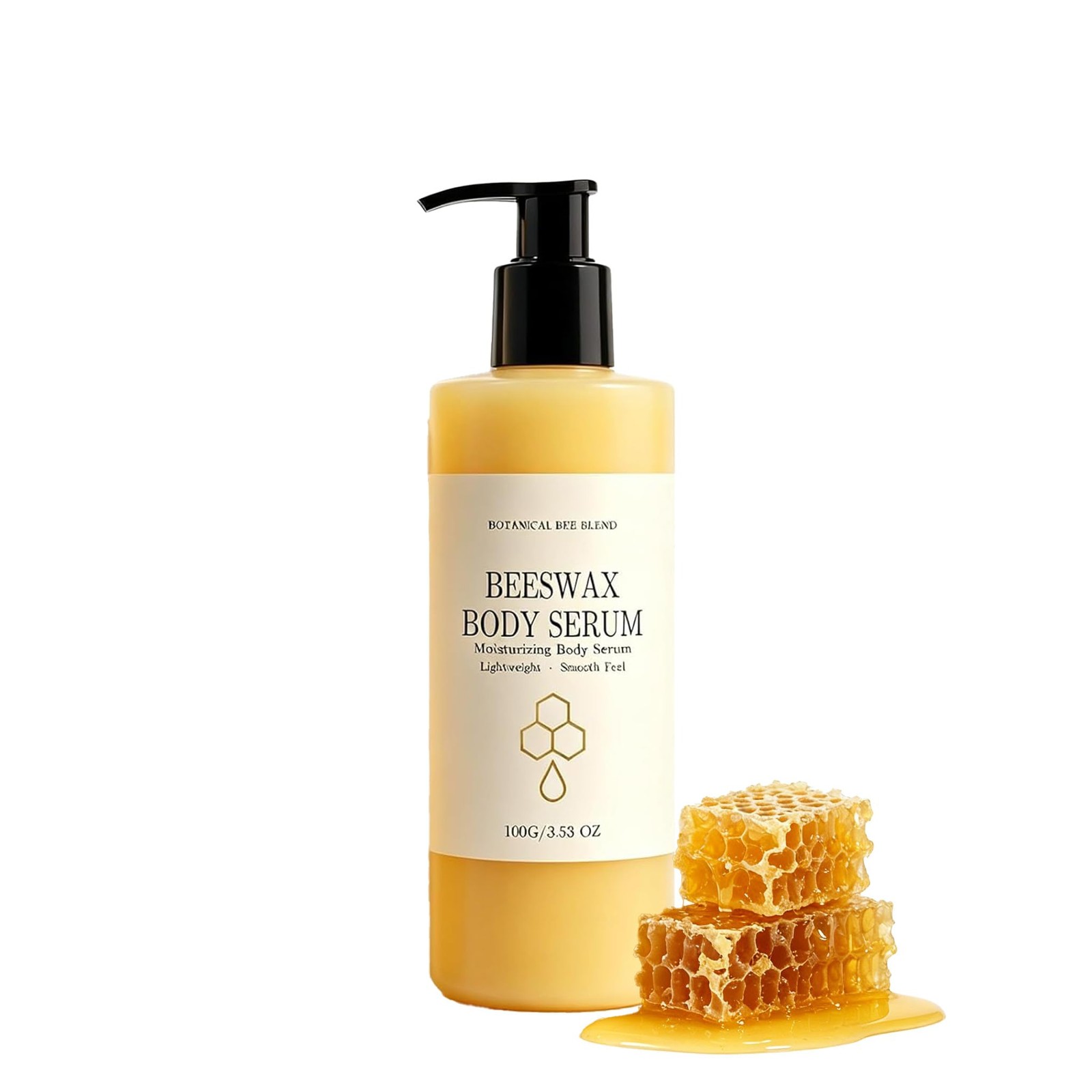 MUBSEOTH Body Serum Beeswax Body Serum Body Oil with Avocado Castor & Shea