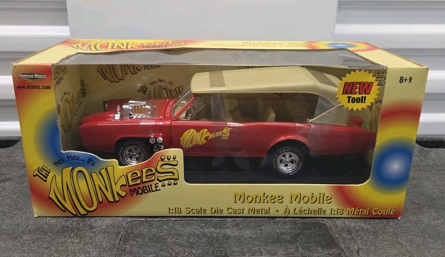ERTL American Muscle The Monkees Mobile GTO 1:18 Diecast Rare Brand New Sealed ERTL American Muscle The Monkees Mobile GTO 1:18 Diecast Rare Brand New Sealed