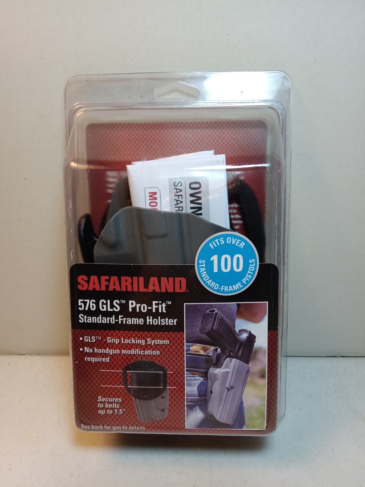 Safariland 576R GLS Pro-Fit Standard Frame RH Gray Fits Over 100 Pistols New