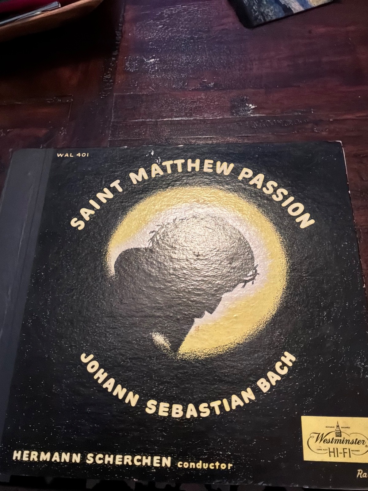 J.S. Bach, St.Matthew Passion, Westminster Hi-Fi, WAL-401, 4 LP Box Set, 1953 J.S. Bach, St.Matthew Passion, Westminster Hi-Fi, WAL-401, 4 LP Box Set, 1953