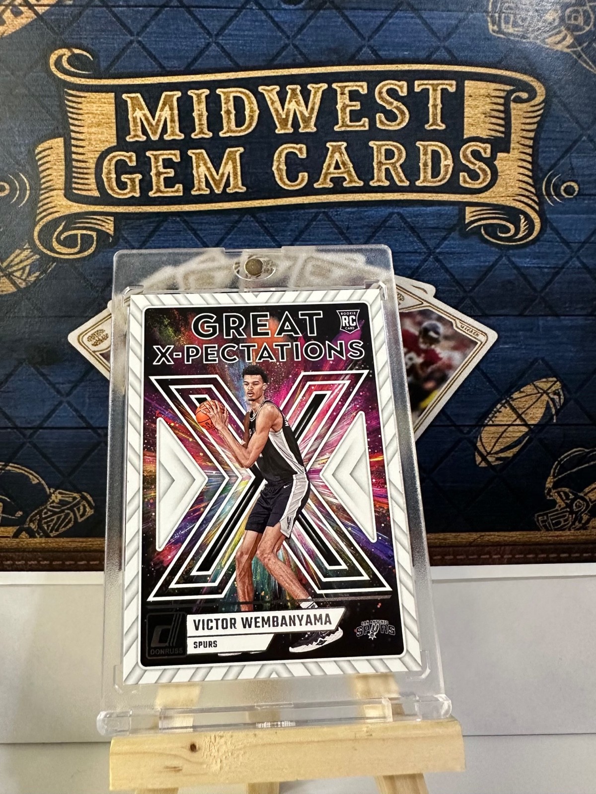 🏀🔥2023-24 Panini Donruss - Great X-Pectations Victor Wembanyama #10 (RC)🔥🏀
