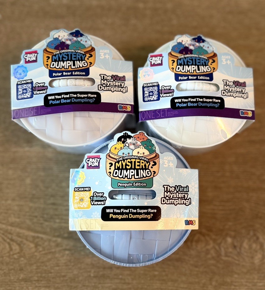 **JUST RELEASED** RMS Polar Bear & Penguin Edition Dumpling Bundle of 3 **JUST RELEASED** RMS Polar Bear & Penguin Edition Dumpling Bundle of 3
