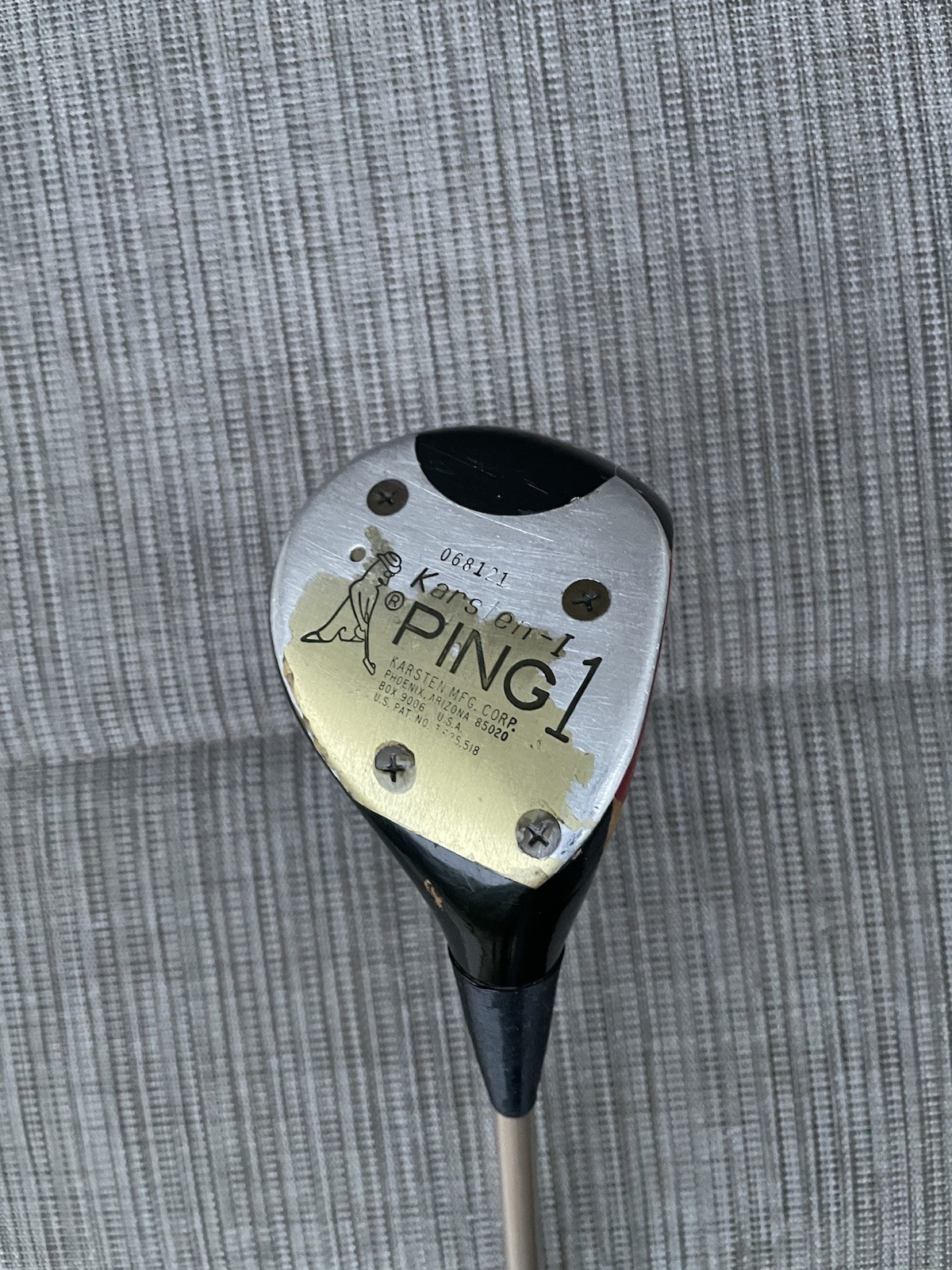 Vintage Ping Karsten-1 Heel-Toe Balance 1 Wood Driver Firm Graphite Green Dot RH Vintage Ping Karsten-1 Heel-Toe Balance 1 Wood Driver Firm Graphite Green Dot RH