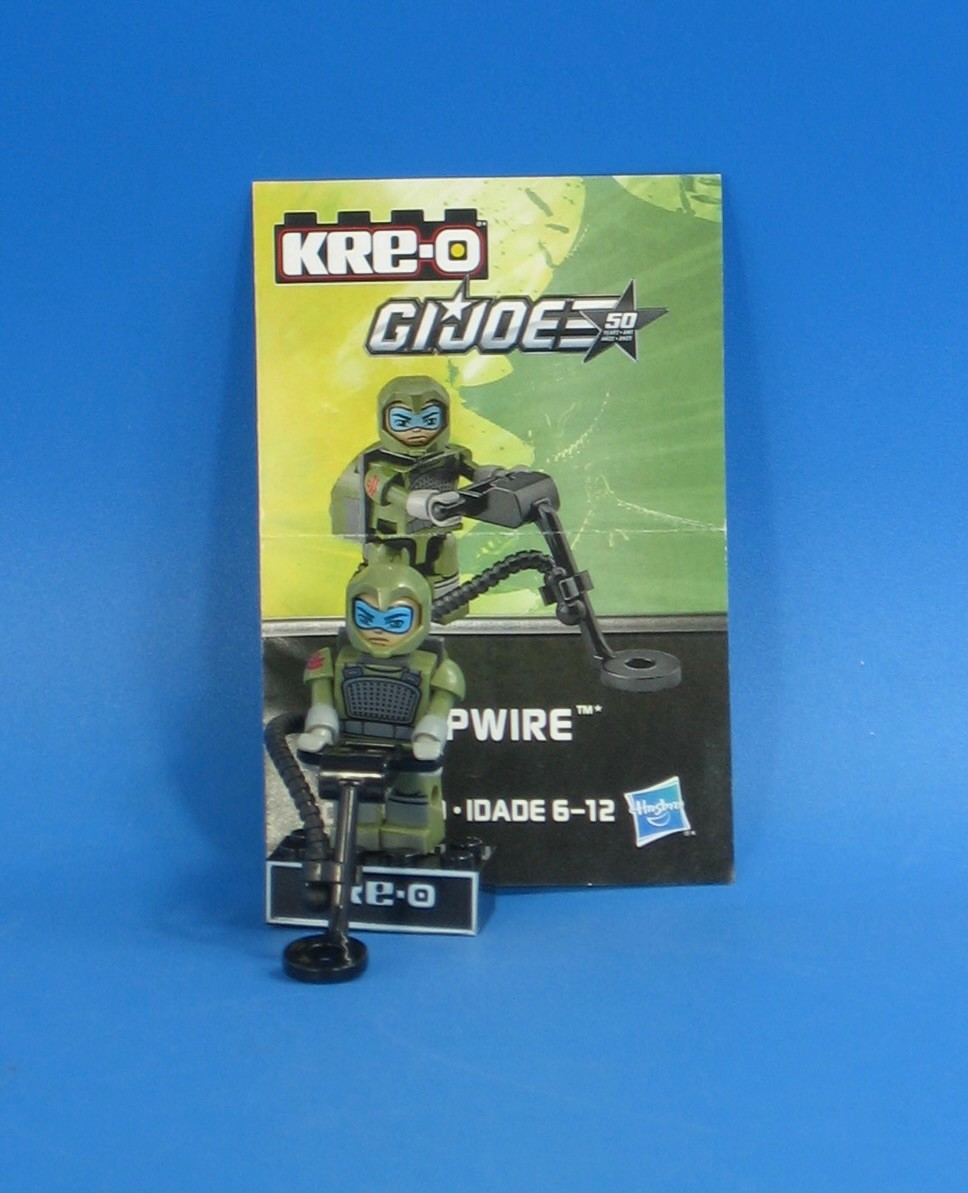 2013 GI Joe Tripwirer Kreo Mini Figure Loose Cobra Series 4 Hasbro Fits Lego