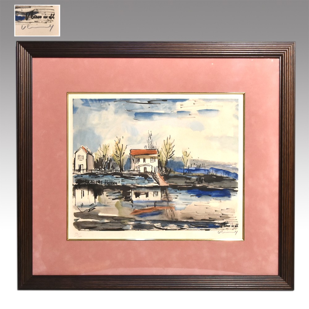 Maurice de Vlaminck Lithograph \