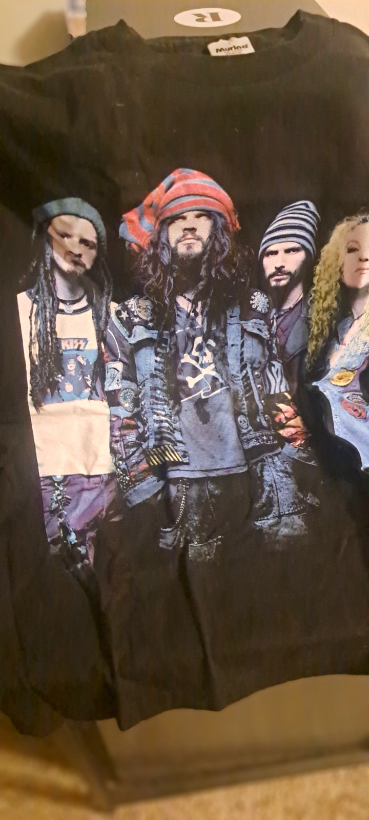 Murina White Zombie Vintage 1990s Black Graphic Band T-Shirt Men\'s L