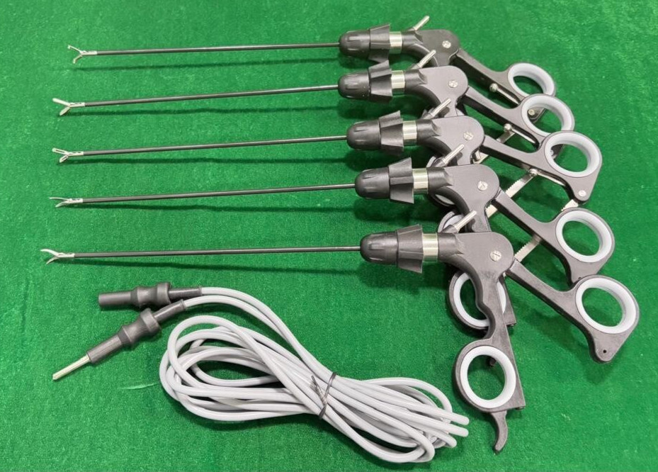 Laparoscopic Pediatric Monopolar Grasper 3mmx200mm & Cable Reusable Instruments