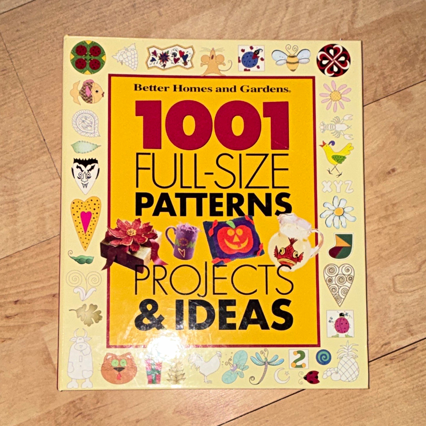 Better Homes Gardens 1001 Full Size Patterns Projects Ideas Spiral Craft Book