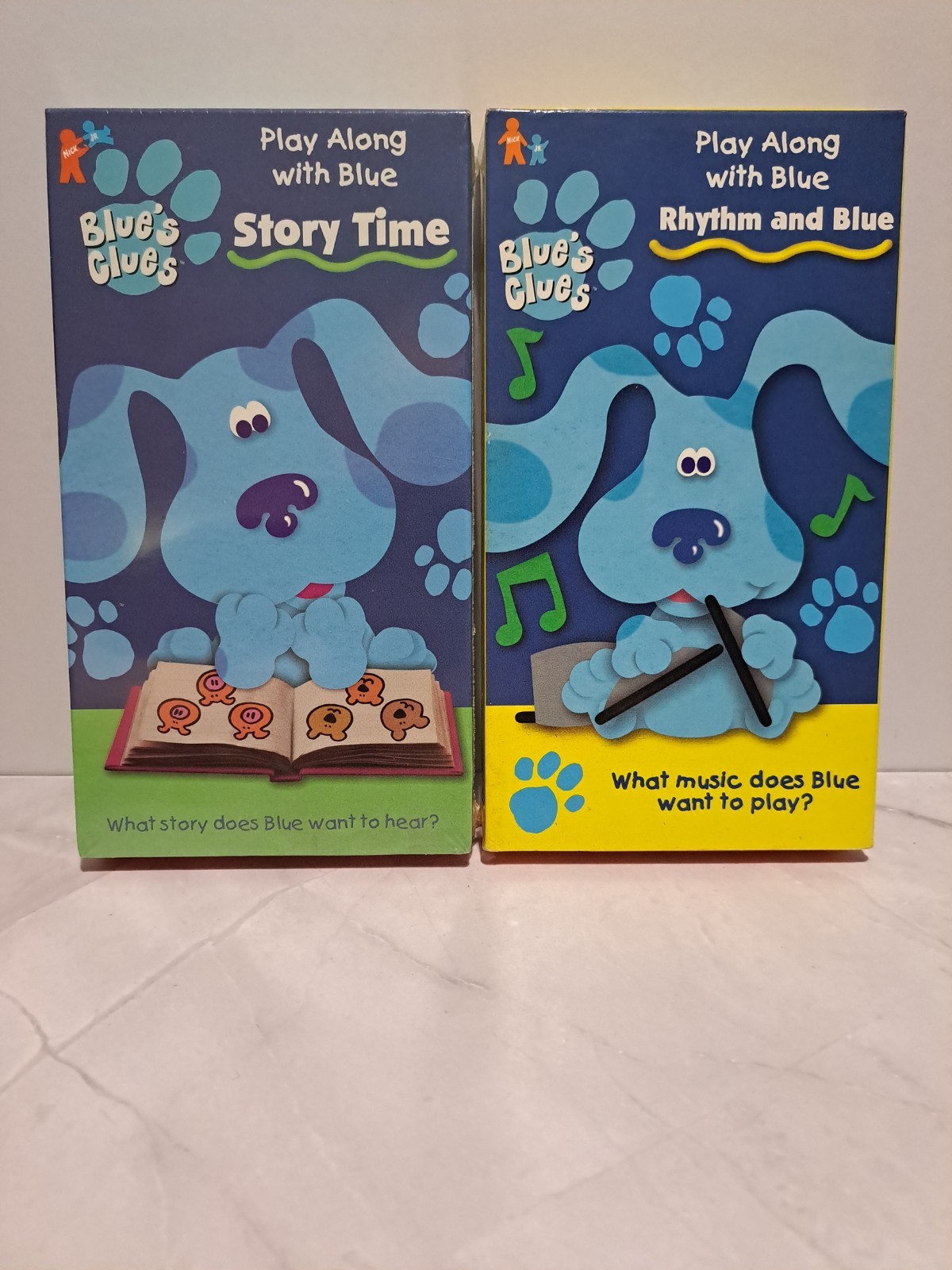 New Nick Jr Blue\'s Clues Story Time & Used Blue\'s Clues Rhyme And Blue VHS Tapes New Nick Jr Blue\'s Clues Story Time & Used Blue\'s Clues Rhyme And Blue VHS Tapes